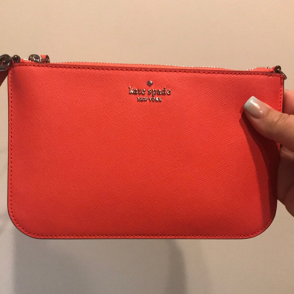 Coral Kate Spade Wristlet